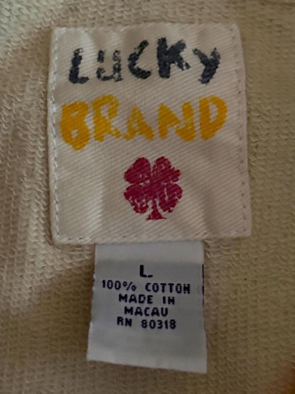 Vintage Lucky Brand patchwork bandana zip up hoodie - Picture 3 of 3